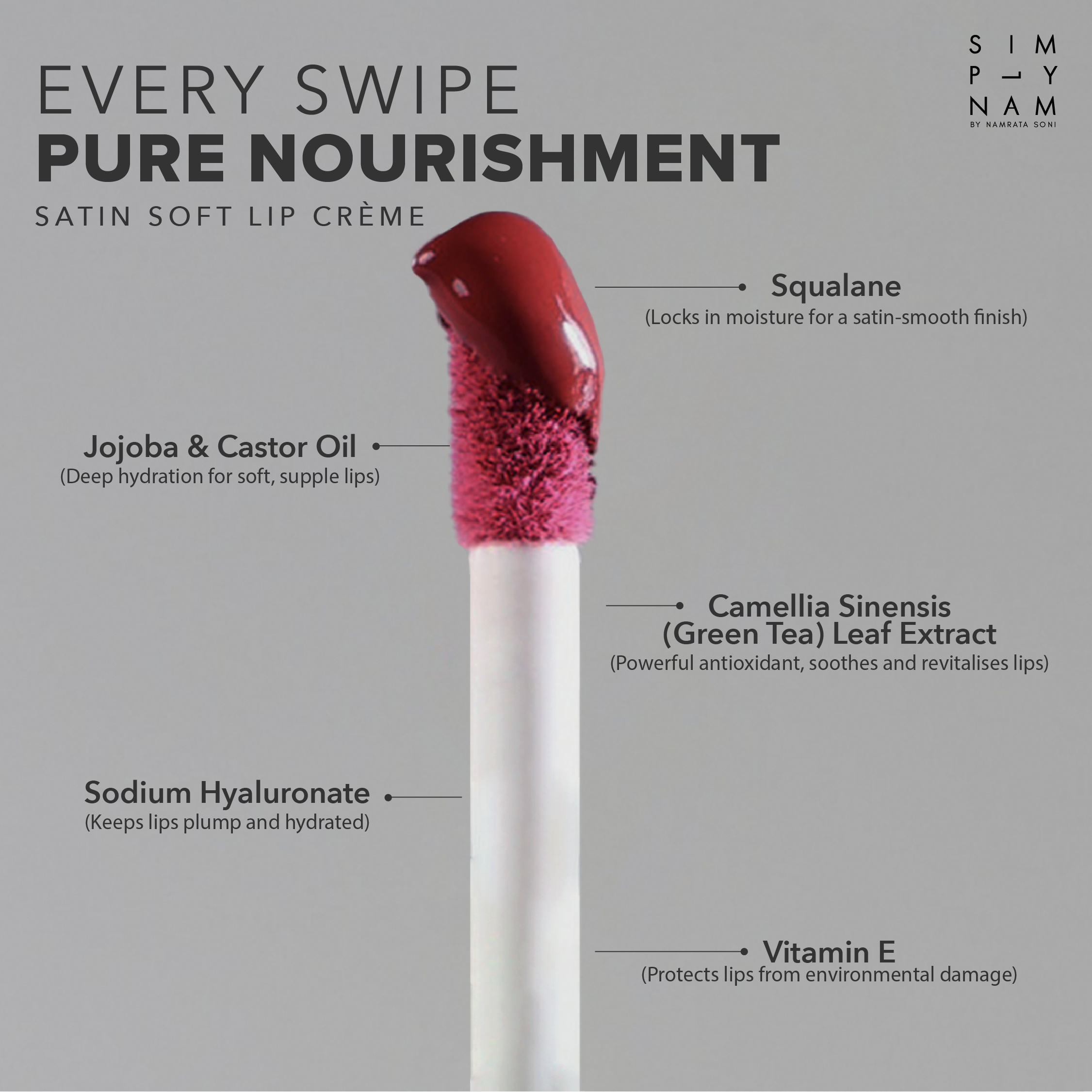 Isha - Almond Pink Satin Soft Lip Crème