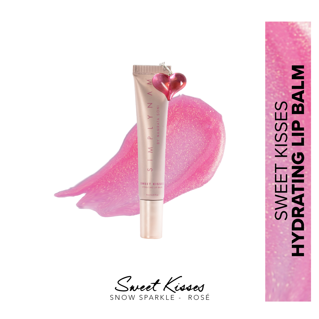 Sweet Kisses Hydrating Lip Balm - Snow Sparkle (Rosé)