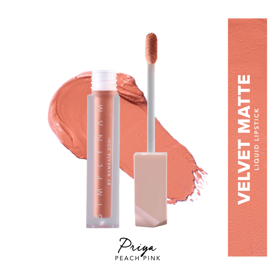 Priya - Peach Pink Velvet Matte Liquid Lipstick