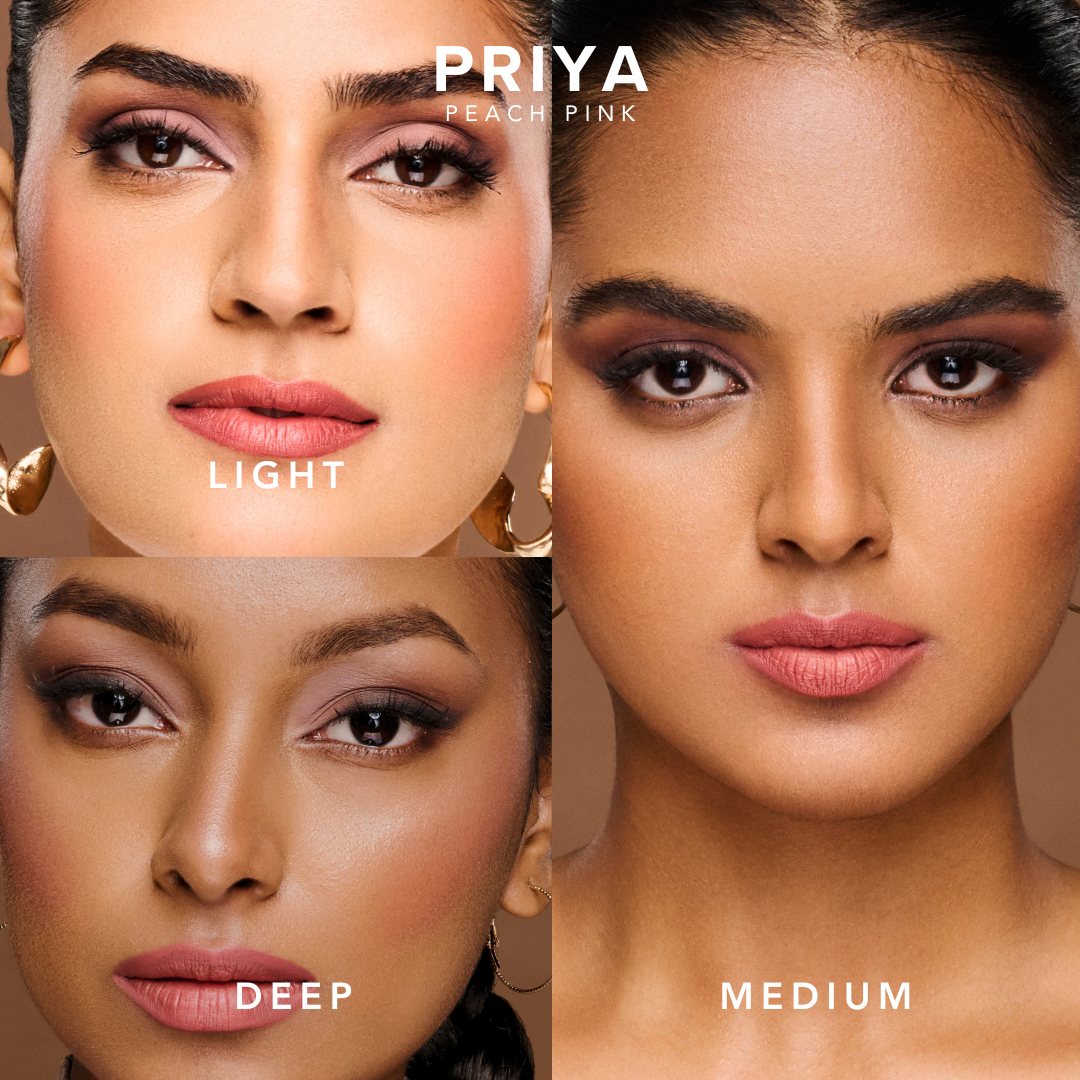 Priya - Peach Pink Velvet Matte Liquid Lipstick